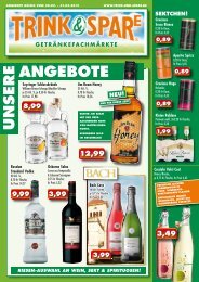 3,99 - Trink & Spare Getränkefachmärkte GmbH