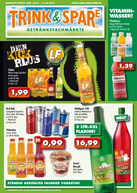 3,99 - Trink & Spare Getränkefachmärkte GmbH