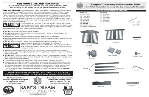 baby's dream furniture out of business