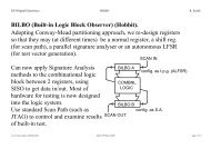 BILBO (Built-in Logic Block Observer) (Hobbit). Adopting Conway ...