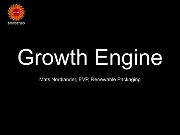 Mats Nordlander, EVP, Renewable Packaging - Stora Enso