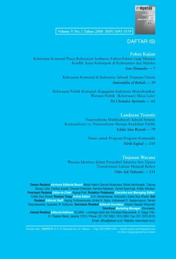 Download JURNAL DIGNITAS Edisi Komunalisme 2008 - Elsam