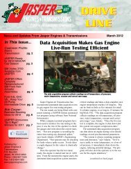 DRIVE LINE DRIVE LINE - JASPER Engines & Transmissions