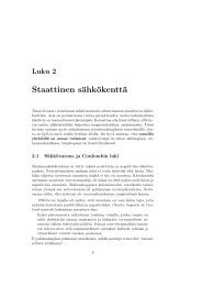 Staattinen sähkökenttä