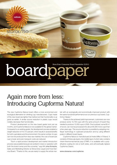 Boardpaper - Stora Enso