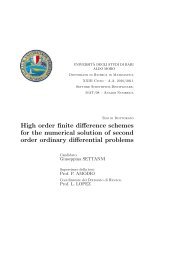 High order finite difference schemes for the numerical solution of ...