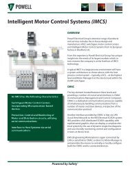 Intelligent Motor Control Systems - Powell Industries, Inc.