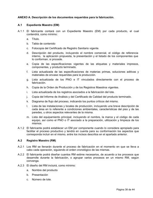 Regulación No. 20-04 - Cecmed