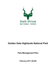 Golden Gate Highlands National Park - SANParks