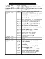 tentative tour programme of tmt. archana patnaik, ias ... - Nilgiris