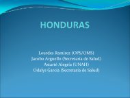 Honduras - Observatorio de Recursos Humanos en Salud