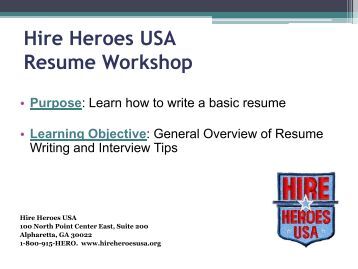 usmc resume