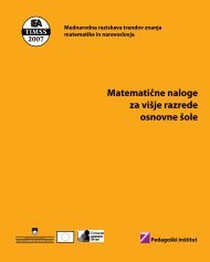 MatematiÄne naloge za viÅ¡je razrede osnovne Å¡ole - PedagoÅ¡ki inÅ¡titut