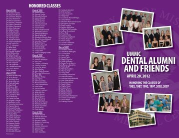 honored classes - Alumni Affairs