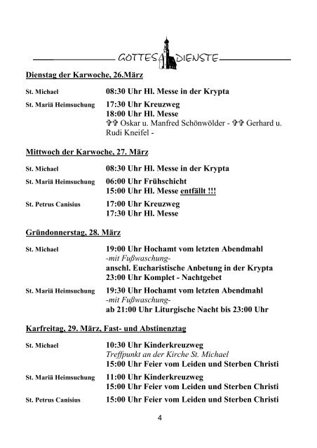EinBlick 06/2013 - Pfarrei St. Michael Werdohl-Neuenrade