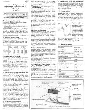 Programowalny termostat pokojowy INSTAT 2 - Immergas