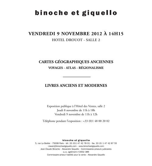 lots 1 - 321 in PDF - Loeb Larocque