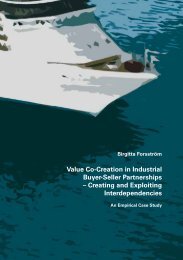 Value Co-Creation in Industrial Buyer-Seller Partnerships ... - Doria