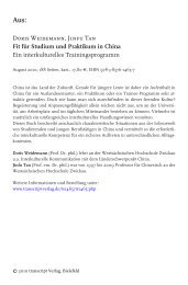 Leseprobe - transcript Verlag