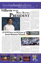 Loyola Schools Bulletin - Ateneo de Manila University