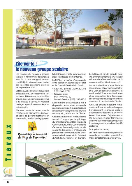 Le journal de Calvisson - Mairie de Calvisson