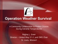 Operation Weather Survival - Missouri Association for Community ...