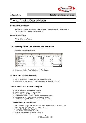 Fahrtkosten