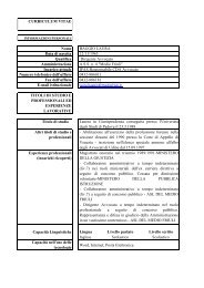 CURRICULUM VITAE Nome BAGGIO LAURA Data di ... - Medio Friuli