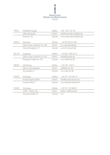 URBINO EINSTEIGER-SETS - KPM