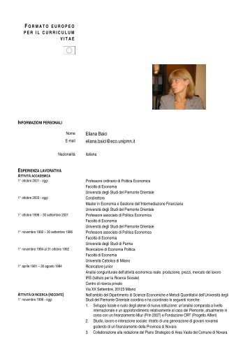 Baici Eliana.pdf - UniversitÃ  del Piemonte Orientale