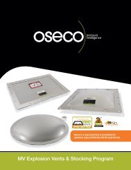 MV Explosion Vent Stocking Program - Oseco