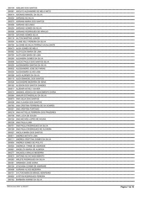 RelaÃ§Ã£o das InscriÃ§Ãµes Deferidas (Completo) - Advise