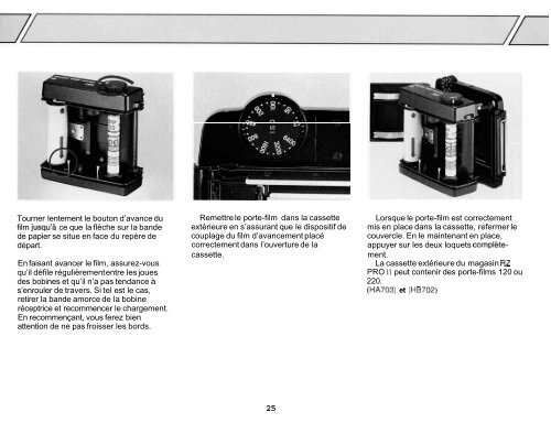 TÃ©lÃ©charger le mode d'emploi du Mamiya RB67 pro II