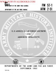 FM 57-1 ( U.S. Army/U.S.Air Force Doctrine for ... - Survival Books