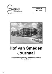 Mei 2012 - Zorggroep Oude en Nieuwe Land