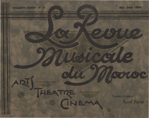 Revue Musicale du Maroc