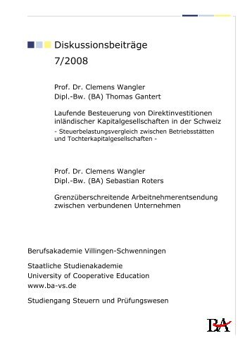 07-08-wangler-gantert.pdf, Seiten 1-17 - DHBW Villingen ...