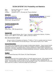 ECON 307/STAT 310 - Rice University