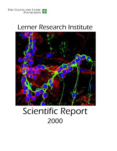 Scientific Report 2000 - Lerner Research Institute - Cleveland Clinic