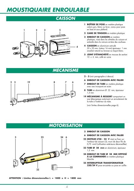 moustiquaire enroulable FRANCIAFLEX - Conseils sur les stores