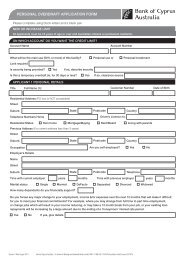 PERSONAL OVERDRAFT APPLICATION FORM - Delphi Bank