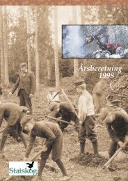 Ãrsberetning 1998 - Statskog