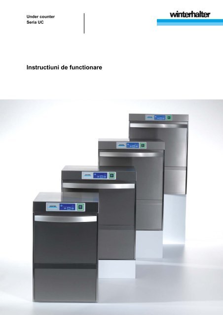 Instructiuni de functionare - Winterhalter