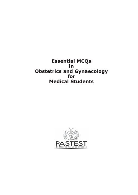 MCQs Obs & Gynae - PasTest
