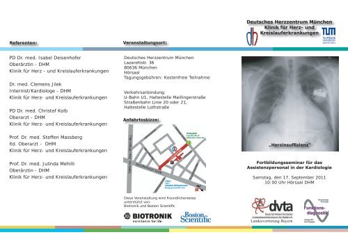 PD Dr. med. Isabel Deisenhofer Oberärztin - DHM Klinik für Herz ...