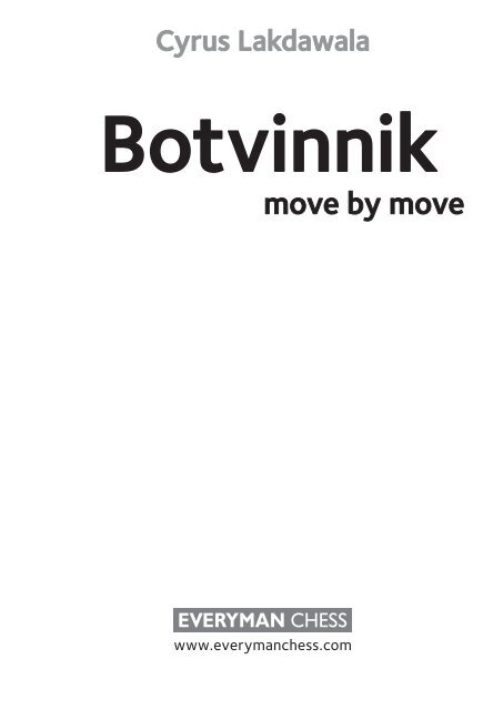 1..b6 Move by Move, PDF, Chess