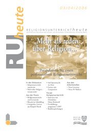 Perspektiven für einen performativen Religionsunterricht