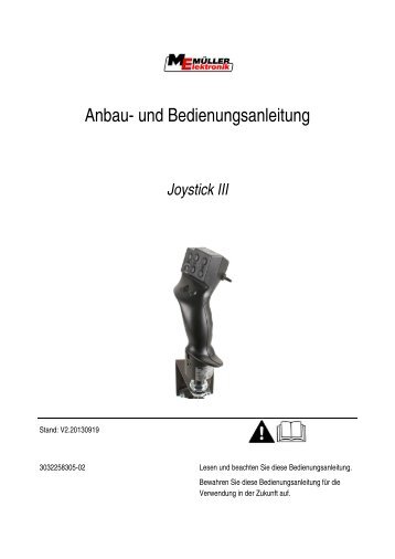 Anbau- und Bedienungsanleitung - Müller-Elektronik