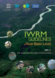The Guidelines for IWRM Coordination - Unesco