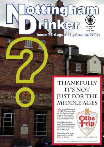 Issue 75 August September 2006 - Nottingham CAMRA